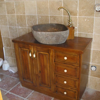 Lavabo de madera