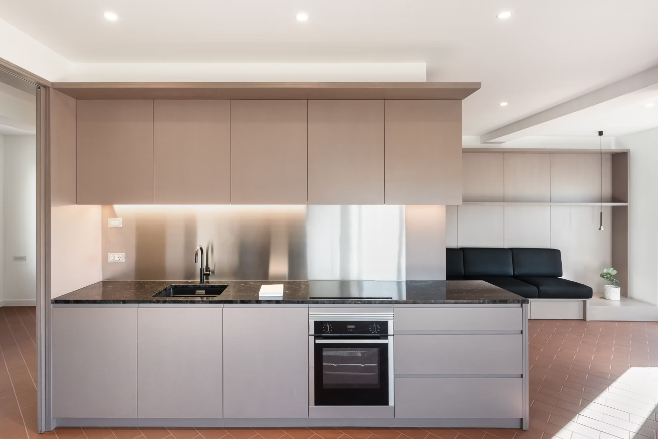 Cocina moderna de madera