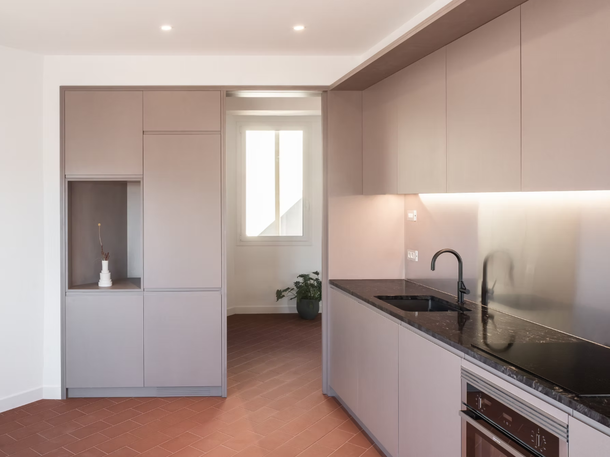 Cocina integral de madera