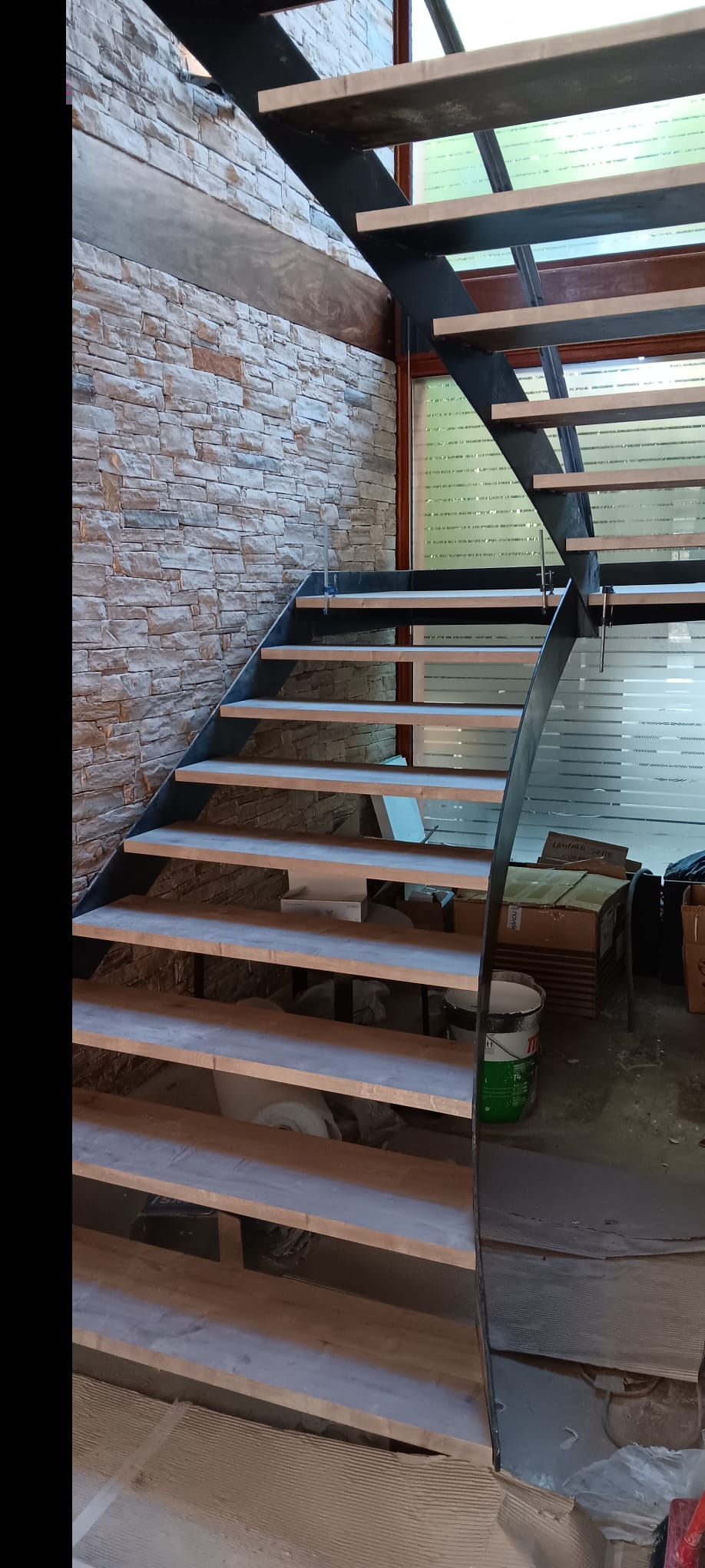 Escalera de madera